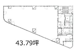 南麻布TMDビル ワンルームの間取図画像