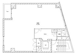 タイムズビルデング ワンルームの間取図画像