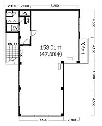 おむろビル ワンルームの間取図画像