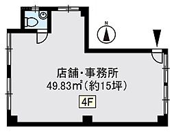 第6アムスビル(旧 片山ビル) 4階/4F