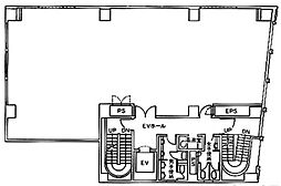 上野東洋ビル ワンルームの間取図画像