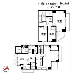 RMS原宿ビル ワンルームの間取図画像