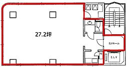 ホマレビル ワンルームの間取図画像