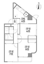 コンド恵比寿 ワンルームの間取図画像