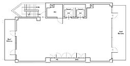 北大手町スクエア ワンルームの間取図画像