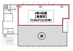 蒲田ビル ワンルームの間取図画像