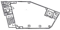 ASONE東池袋ビル ワンルームの間取図画像