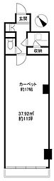 サンロイヤル五反田 ワンルームの間取図画像