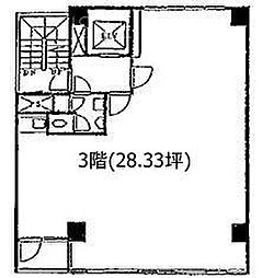 田島ビル ワンルームの間取図画像