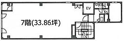 第二久ビル ワンルームの間取図画像