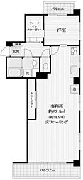ピロティ南青山 ワンルームの間取図画像