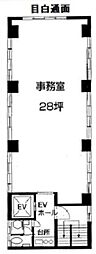 東専堂ビル ワンルームの間取図画像