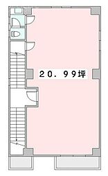 竹谷ビル ワンルームの間取図画像