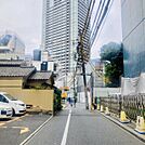 ビル前面道路