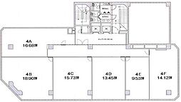 DIK麹町ビル ワンルームの間取図画像