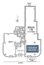 岡本ビル ワンルームの間取図画像