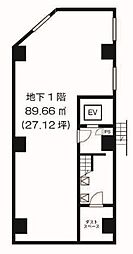 JR山手線 渋谷駅 徒歩4分 地下1階/-
