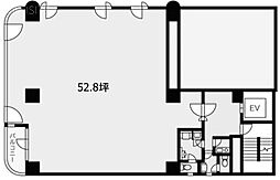 ヨシクニ駒形ビル ワンルームの間取図画像