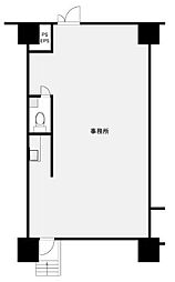 リビオ東中野ヒルトップ ワンルームの間取図画像