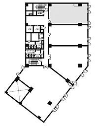 新宿国際ビルディング新館 ワンルームの間取図画像