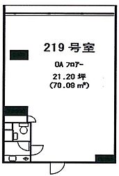 東京セントラル表参道 ワンルームの間取図画像