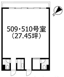 東京セントラル表参道 ワンルームの間取図画像