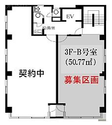 タイメイビル ワンルームの間取図画像