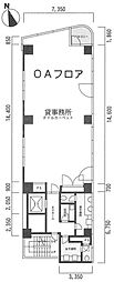 I.T.O.ビル ワンルームの間取図画像