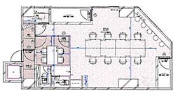 ノア大手町 ワンルームの間取図画像