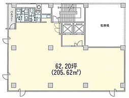亀田ビル ワンルームの間取図画像