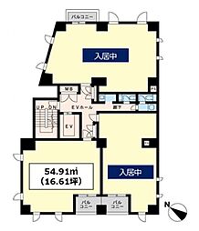 アソルティ横濱馬車道 ワンルームの間取図画像