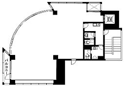 石川興産ビル ワンルームの間取図画像