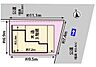 その他：配置図。北東角地。