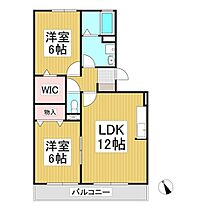 シャルマンＡ  ｜ 長野県佐久市佐久平駅北（賃貸アパート2LDK・3階・56.00㎡） その2