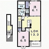 長野県小諸市紺屋町（賃貸アパート2LDK・2階・59.58㎡） その2