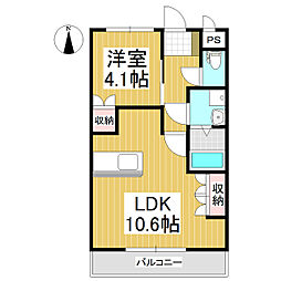 間取図画像 1LDK