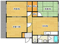 間取図画像 3LDK