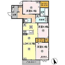 Southern Gion 3LDKの間取図画像