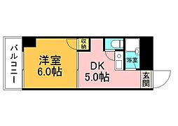 My　Little　Maison 6階1DKの間取り