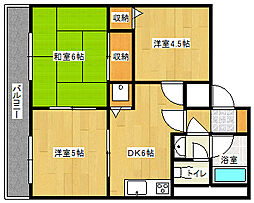 朝日プラザアムネット天満町 10階3DKの間取り