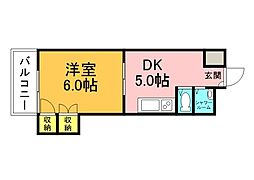 間取図画像 1DK