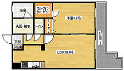 Felice緑井 1LDKの間取図画像