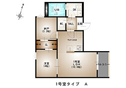 広島市南区青崎2丁目アパート 1SLDKの間取図画像