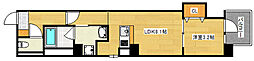 LIFEMENT GLANZ YOKOGAWA 1LDKの間取図画像