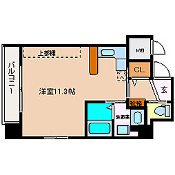 住吉町Mビル ワンルームの間取図画像