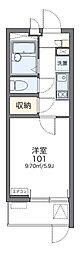 レオネクスト城北通り 1Kの間取図画像