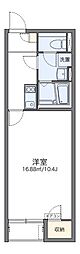 レオネクストアンソレイユ・E 1Kの間取図画像