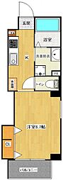 リフレスロイヤルシティ3 1Kの間取図画像