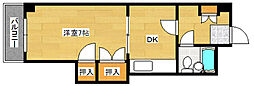 井手ビル 1DKの間取図画像