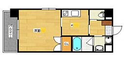 ソフィアコート光町 1DKの間取図画像